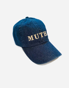 "MUTHA" BASEBALL DENIM CAP